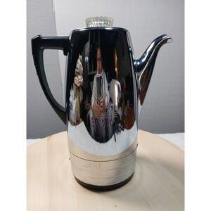 Vintage Sunbeam Coffeemaster Electric Coffee Percolator Art Deco Pot 1950 Works
